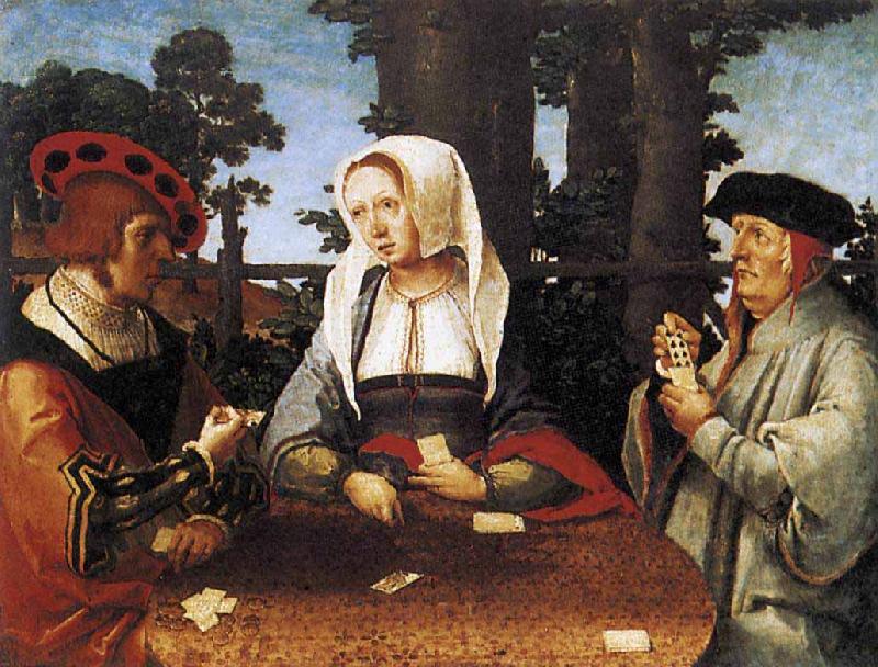 Lucas van Leyden Card Players china oil painting image